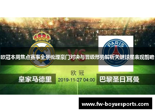 欧冠本周焦点赛事全景梳理豪门对决与晋级形势解析关键球星表现前瞻